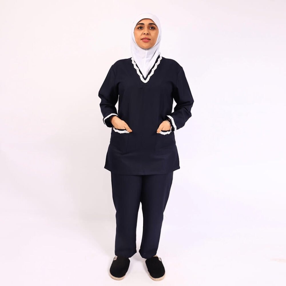غطاء رأس للعاملات باللون الابيض
