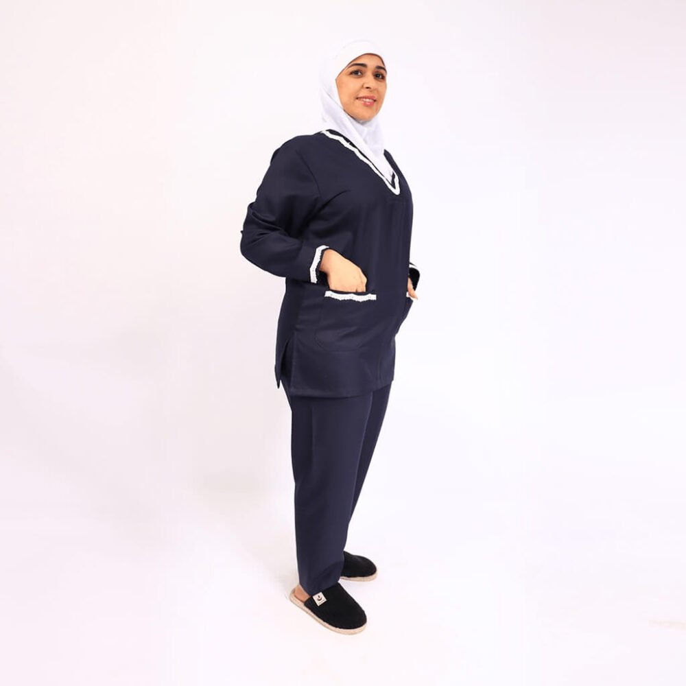 ⁦غطاء رأس للعاملات باللون الابيض⁩ - الصورة ⁦2⁩