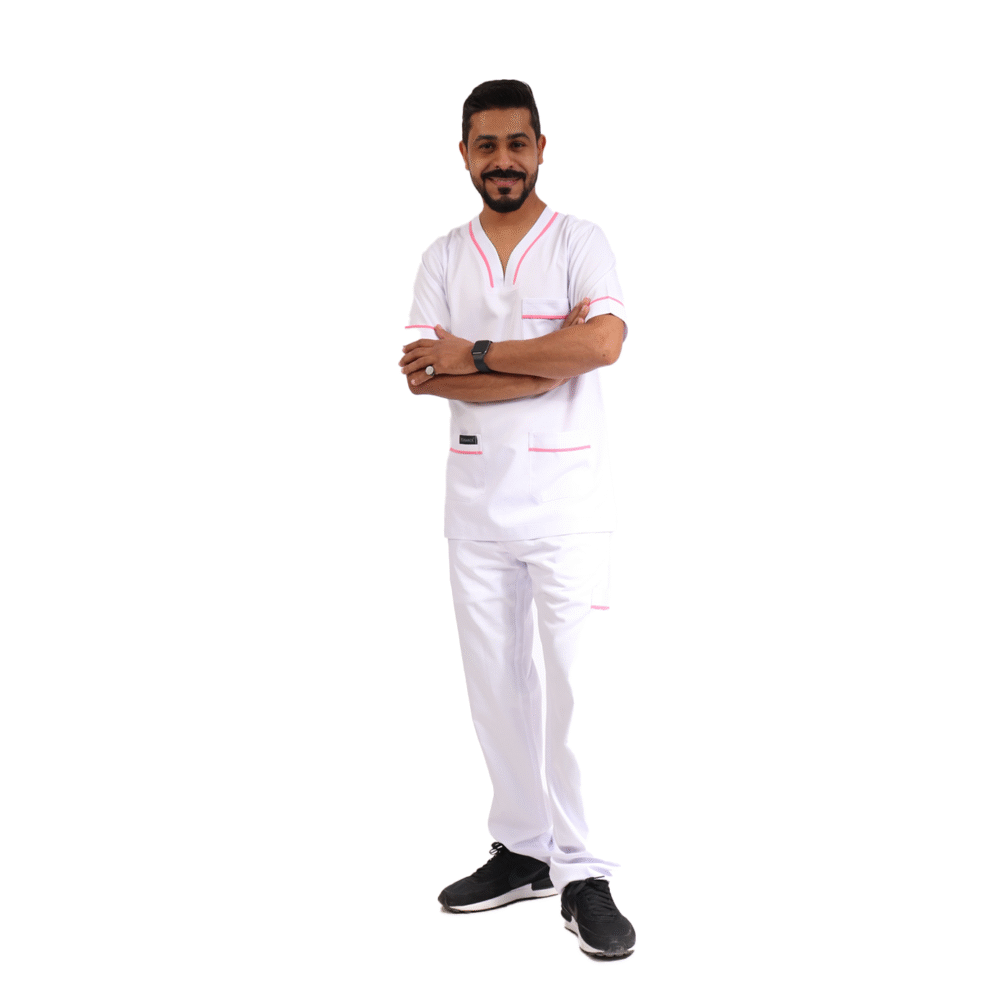 ⁦سكراب طبي رجالي عصري قطعتين- كود 576⁩ - الصورة ⁦6⁩