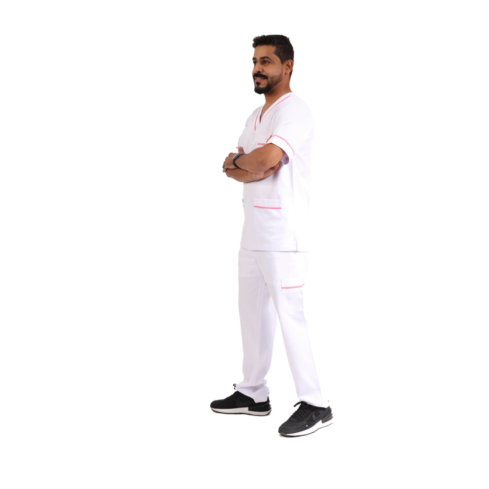⁦سكراب طبي رجالي عصري قطعتين- كود 576⁩ - الصورة ⁦4⁩