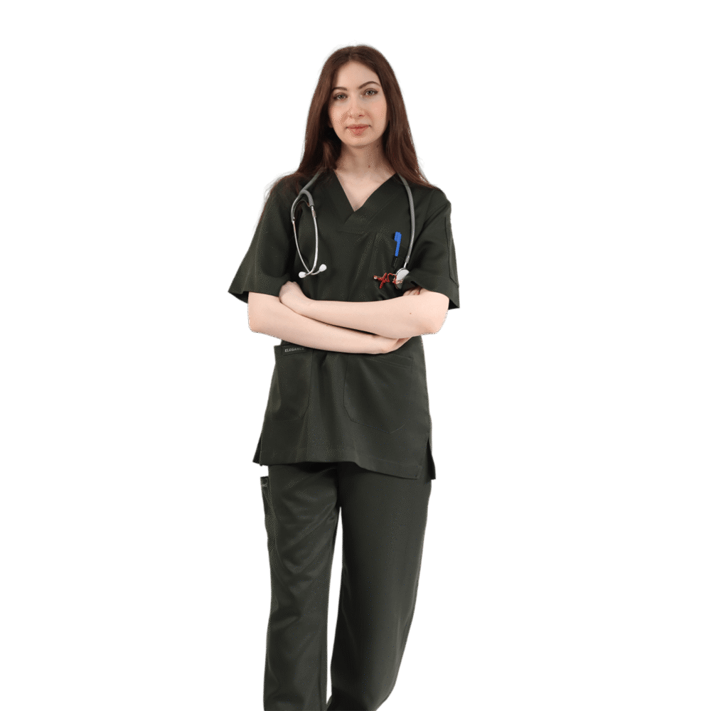 سكراب طبي نسائي اسود- كود 611