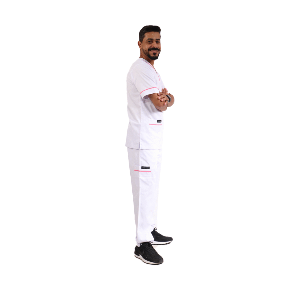 ⁦سكراب طبي رجالي عصري قطعتين- كود 576⁩ - الصورة ⁦5⁩